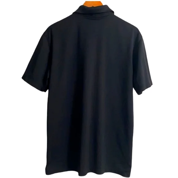 Sport-Tek Black Logo Polo Shirt Men Size L - Picture 2 of 8